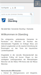 Mobile Screenshot of oberding.de